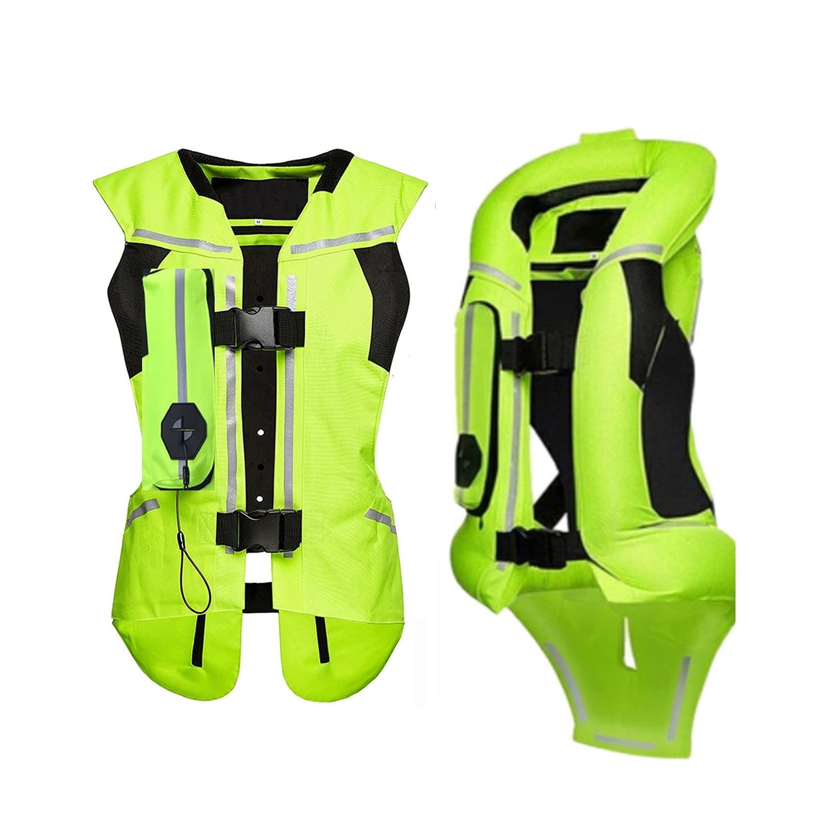 Chaleco Protector De Airbag Chaleco Reflectante De Motocicleta La Tela 600D Es Resistente Al Desgaste, Se Puede Rasgar, Suave Y Fácil De Limpiar, Adecuada Para Hombres Y Mujeres Adultos. Equipo de cic