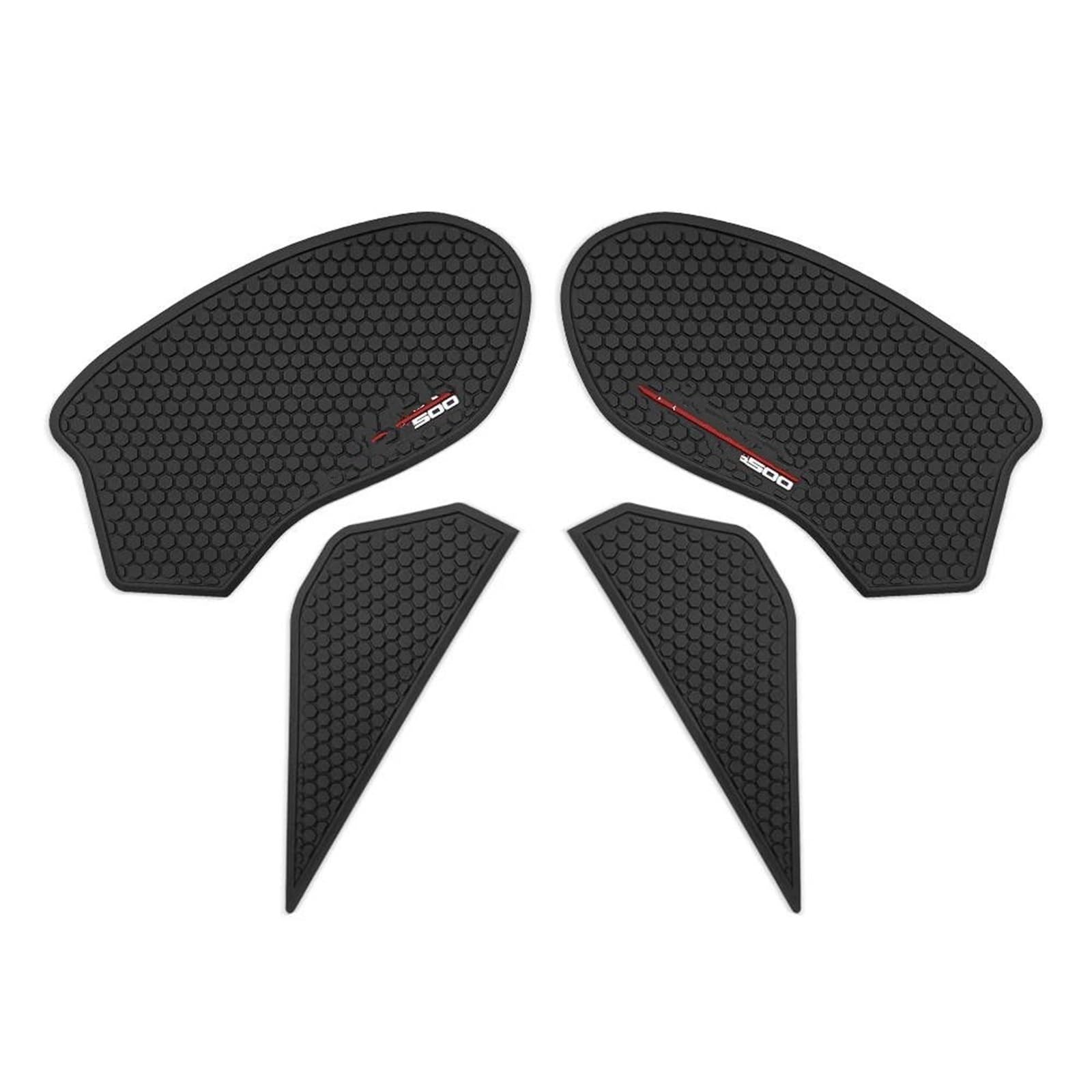 Ysdsls Black3 For Cb500 2024 2025 Cb 500 Fuel Tank Traction Pad Motorcycle Anti-Slip Sticker(Black3)