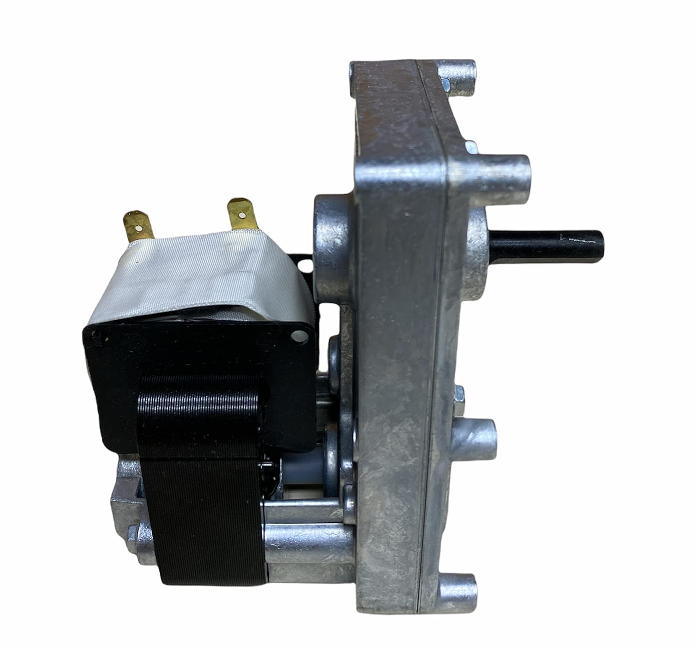 eRicambi, Motoriduttore FB1187 FB1193 per Stufe a Pellet serie T3, Velocità 2rpm, Pacco Lamellare 25mm, Ø Albero 8,5mm, Senso di Rotazione Oraria, Spianatura Singola