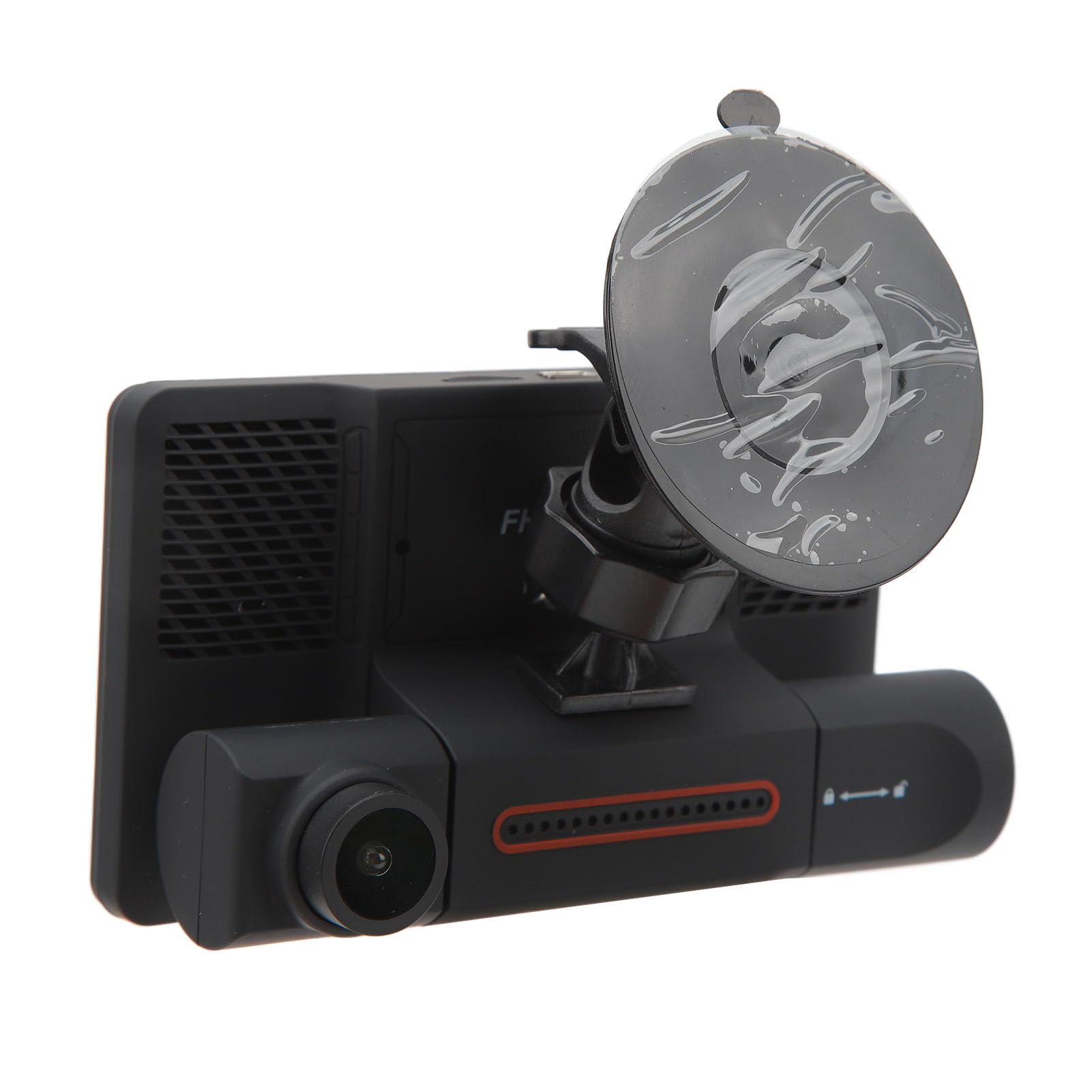 Dash camera 1080P a 3 canali, grandangolo 170°, sensore G
