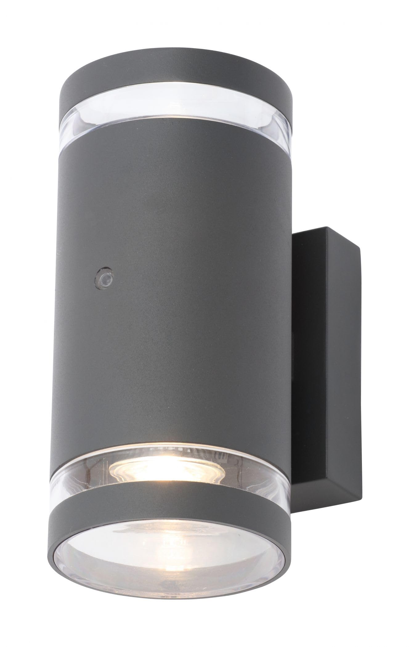 Zinc Anthracite Zn-34042-Anth Lens Spot Double Wall Light, Photocell,