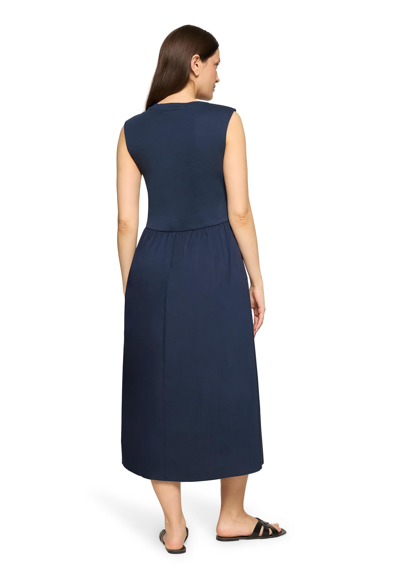 Cartoon Damen Casual-Kleid mit Eingrifftaschen