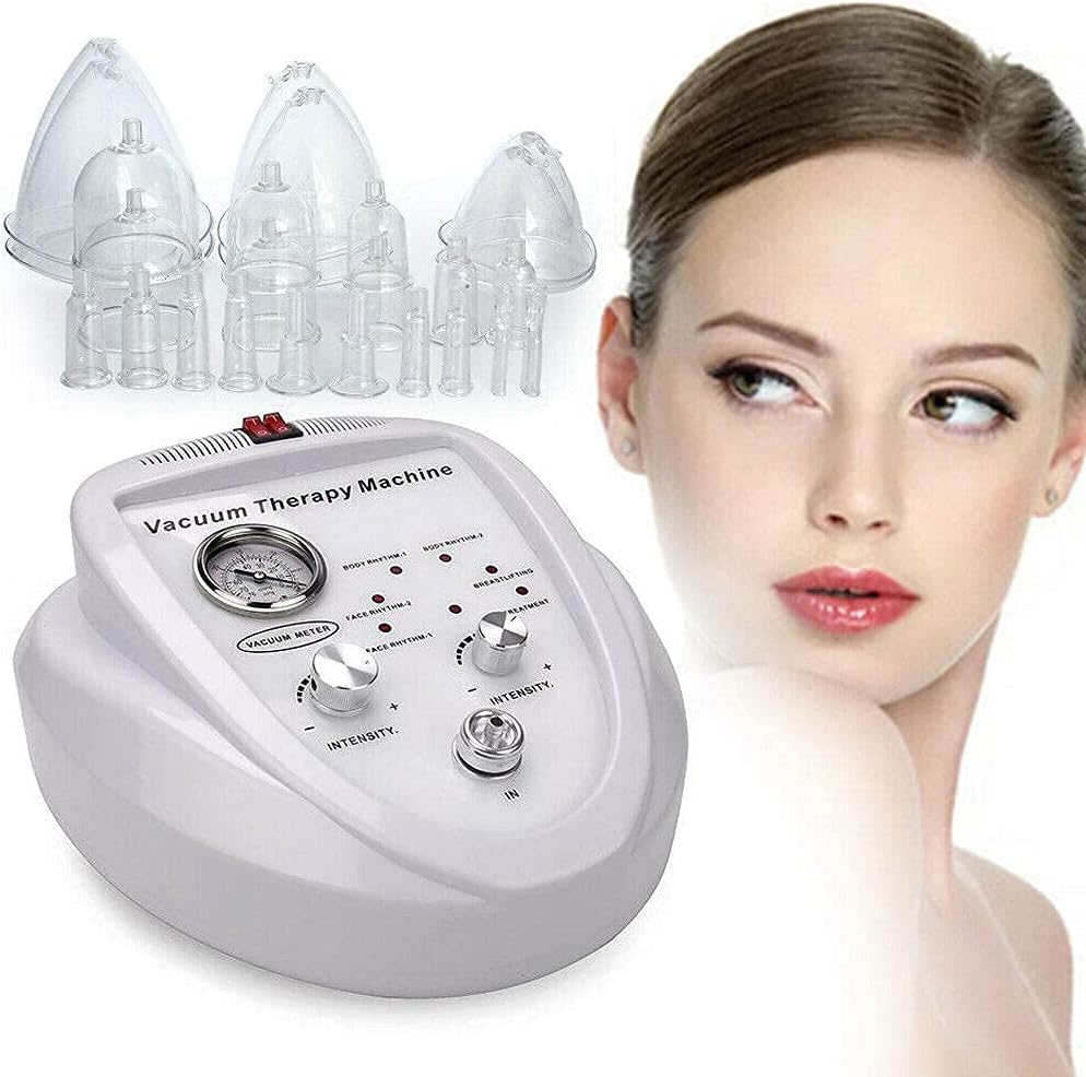 Vacuum Therapy Machine, Vacuum Cupping Therapy Sets, Lymphatic Drainage Massager, Body Sculpting Machine, Massage Body Shaping Spa Skin Machine for Butt, Breast Body Shape Massage Machine – US STOCK