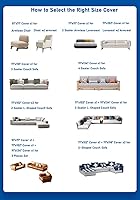 Vista 2 de AIVIA - Funda de cobija para sofá de dos plazas, fundas de cojín antideslizantes tejidas de algodón para sofás de 2 plazas con reposabrazos