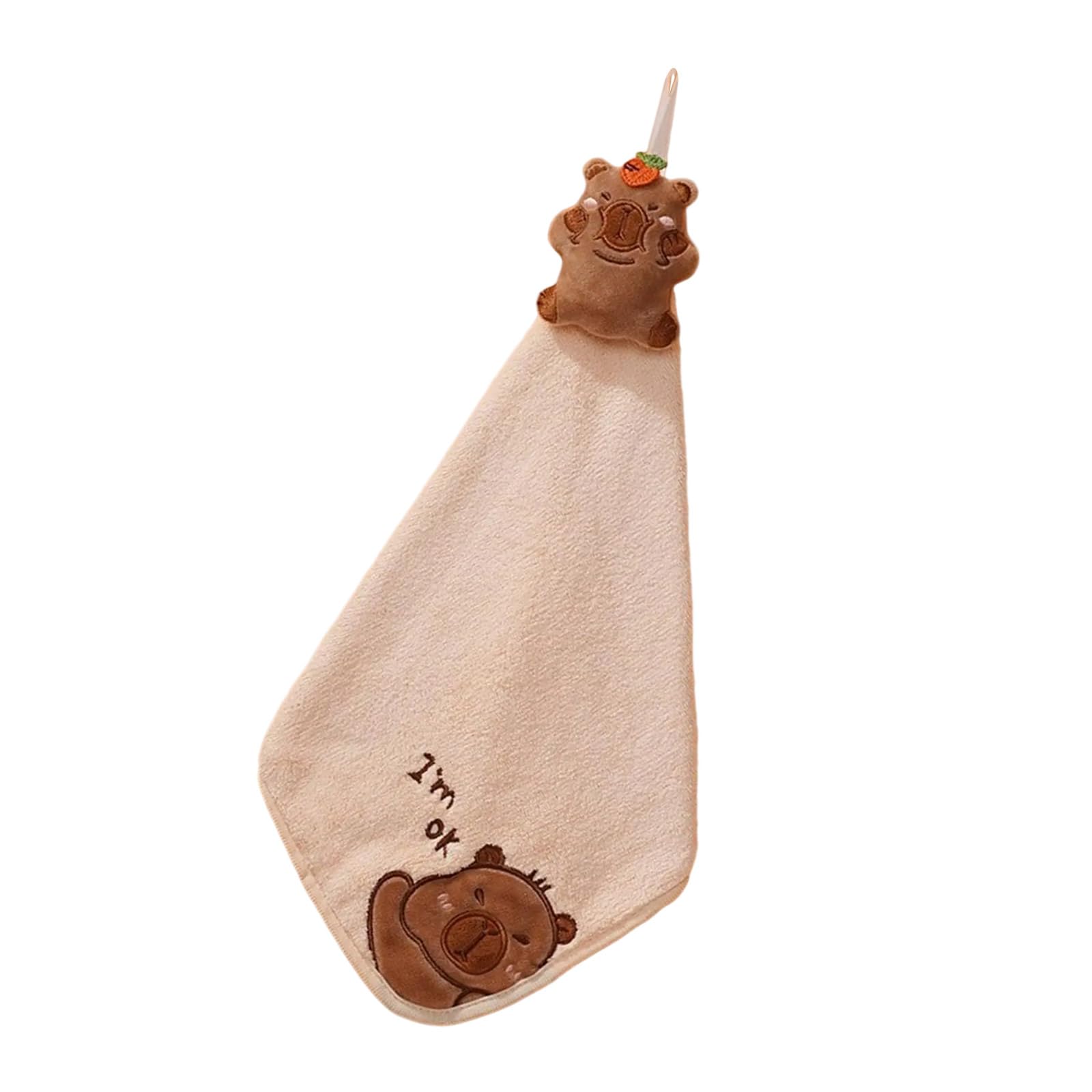 Woedpez Corals Velvets Hand Towel for Quick Drying, Soft and Absorbent Wash Cloth for Daily Use Animal Towels