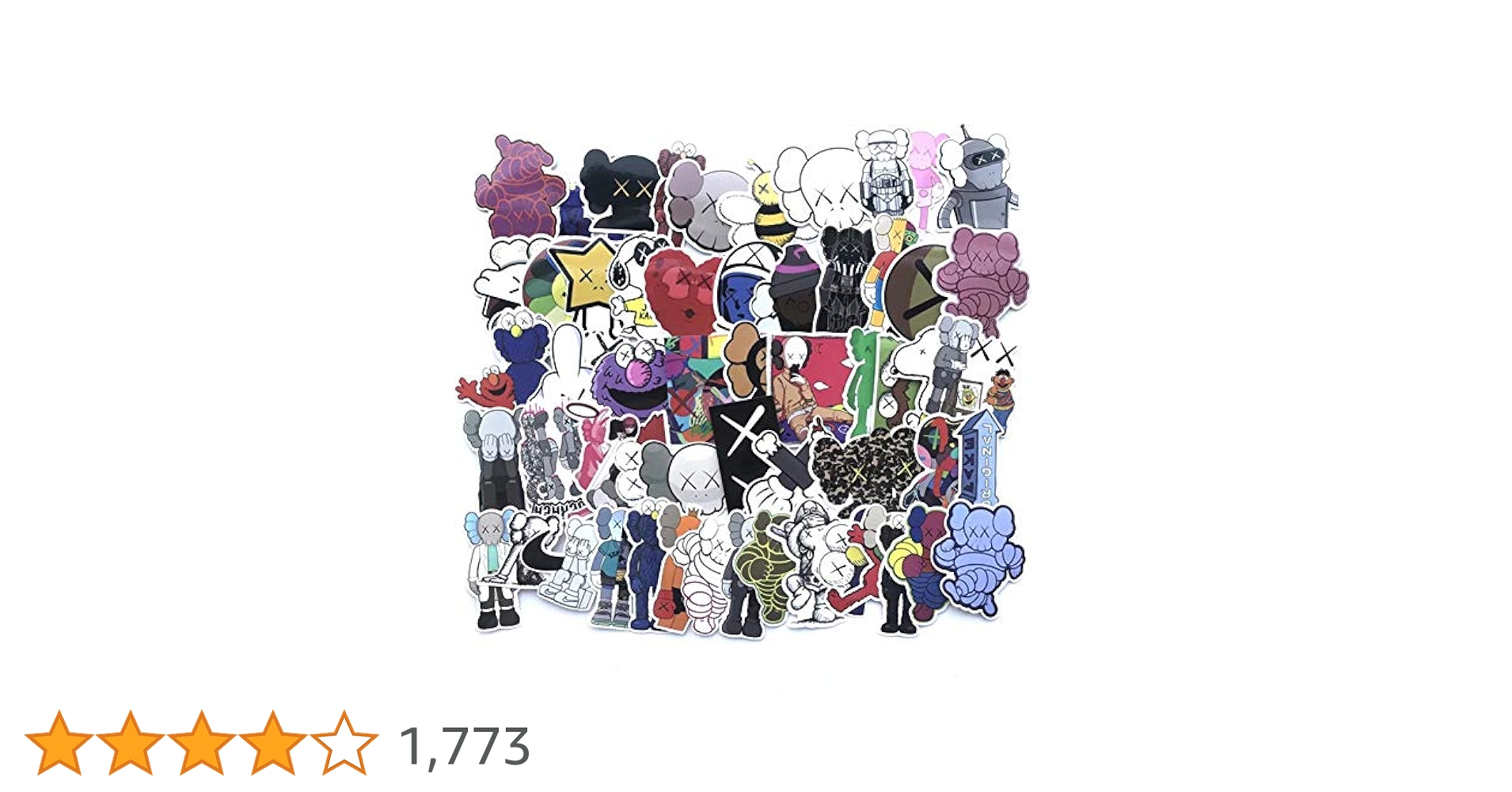 KAWS コムデギャルソン　ステッカー3枚セット KAWS コムデギャルソン ステッカー3枚セット