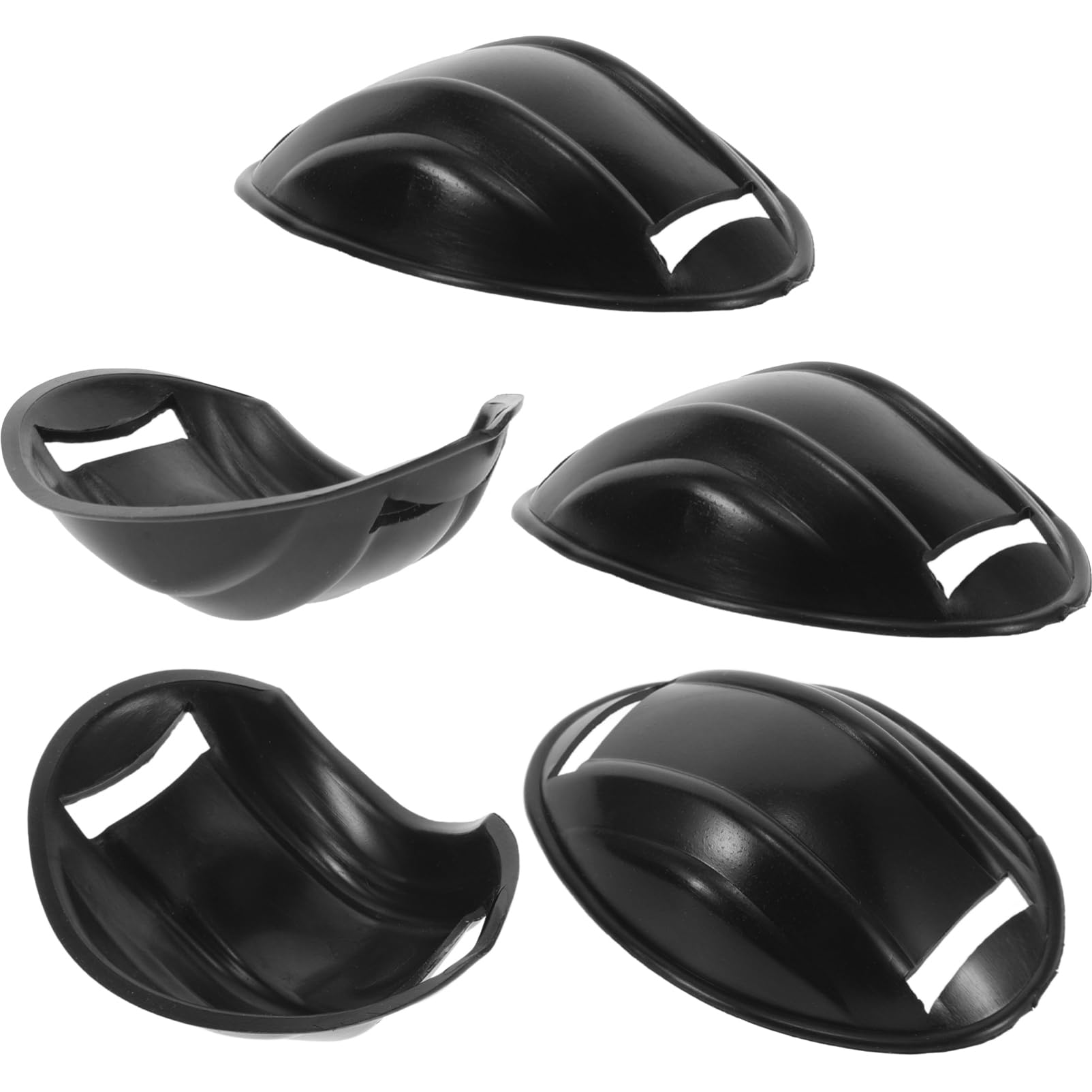 BRIGHTFUFU 5Pcs Chin Pads for Electric Bike Skating Helmets User Friendly Installation Enhanced Protection Compatible with Various Styles