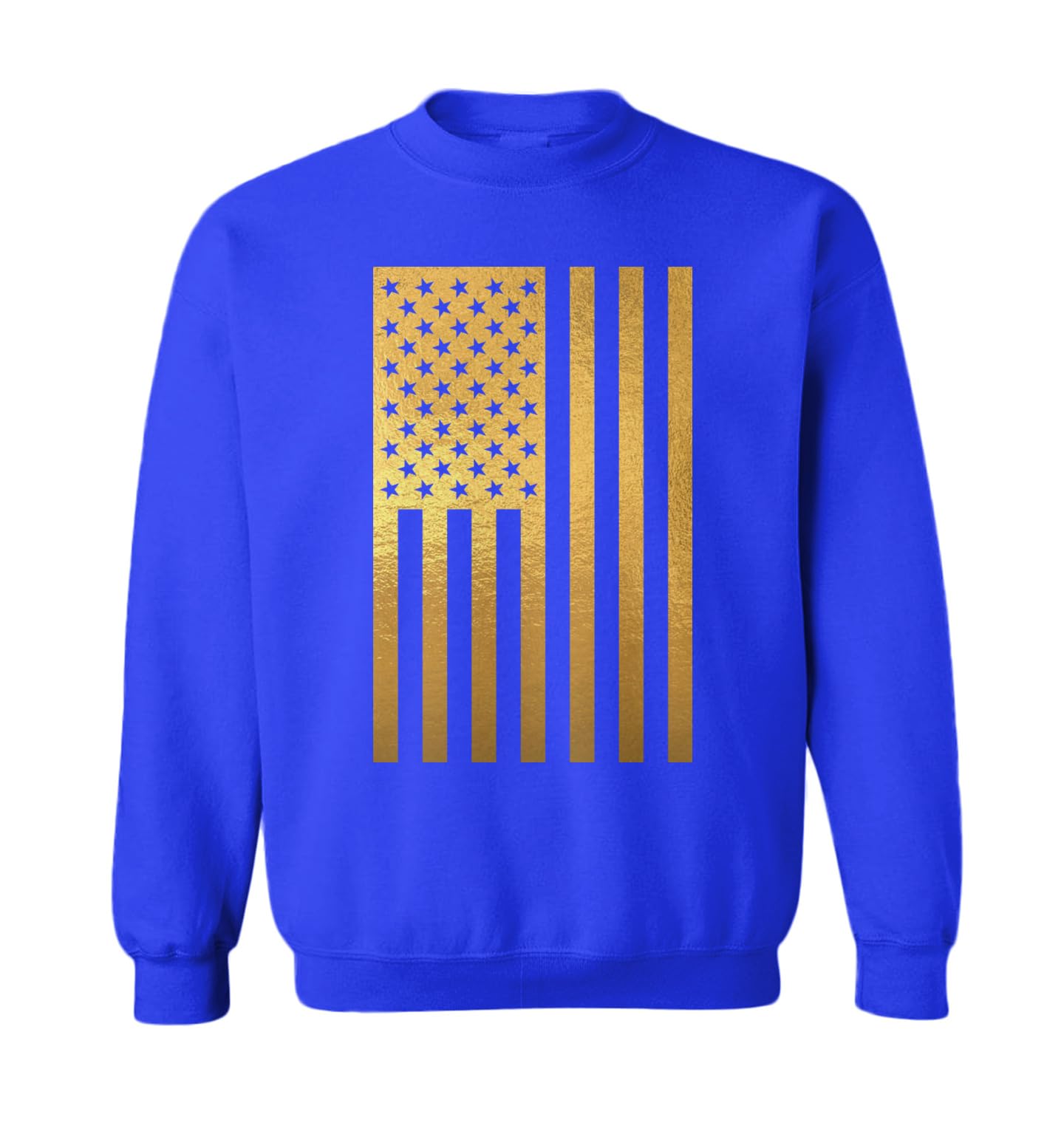 Tcombo Distressed Black American Flag - USA Toddler Fleece Crewneck Sweater