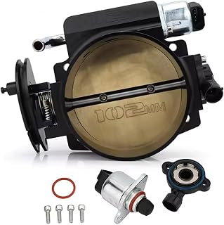 Sensor posición acelerador Cuerpo Del Acelerador De Aluminio Billet De Alto Flujo De 92 Mm/102 Mm Con Sensor TPS Para LS1, LS2, LS3, LS6, LSX, Color Negro, TT102152 Conjunto de cuerpo del acelerador(1