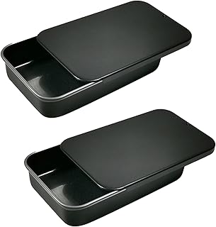 Dental Floss Dispenser,Portable Dental Floss Case Dental Floss Picks Cases Refillable Floss Pick Holder Travel Case for Storing Dental Floss (Black+Black,2pcs)