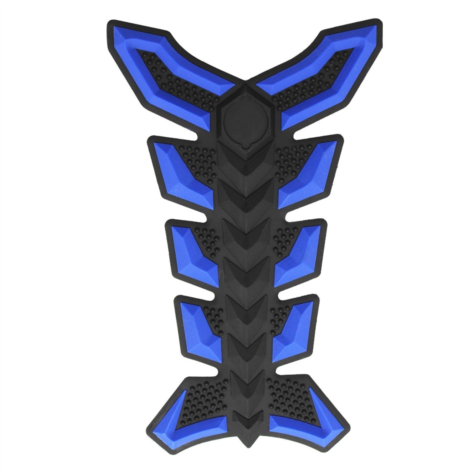 Motorcycle Stickers Fuel Tank Sticker Fishbone Decals Pad for Suzuki Helmet Protector(Blu)