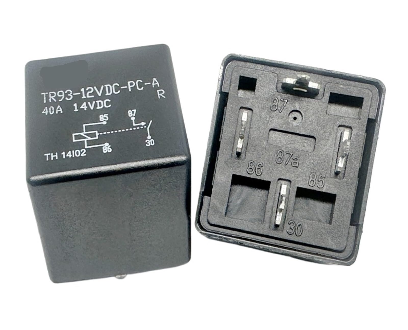 Yzwrwrmktb One Color 1Pc Tr93-12Vdc-Pc-A (V4-1A-P-12V-40A) Relay 4 Pins