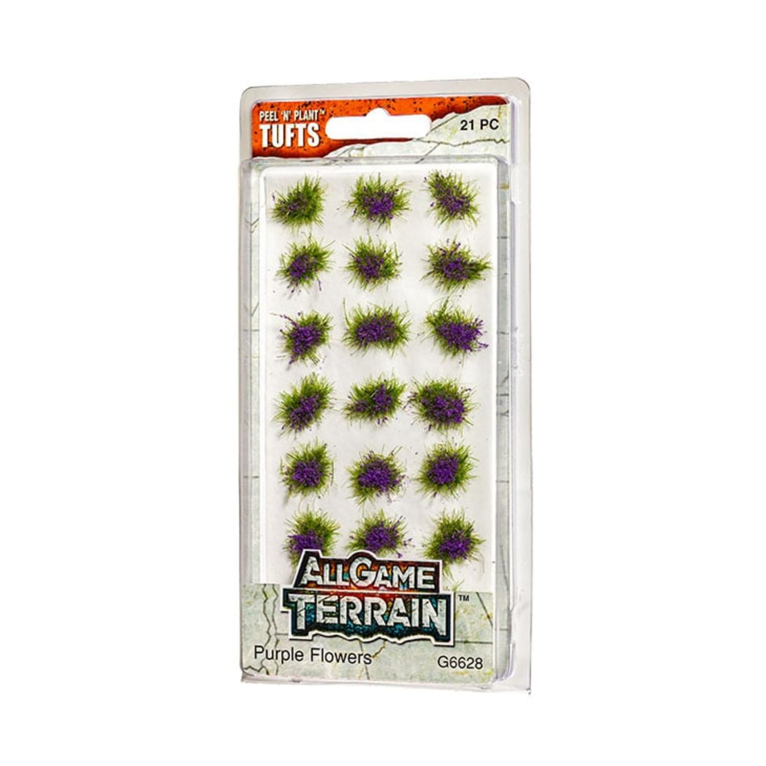 Woodland Scenics All Game Terrain 6628 Purple Flower Tufts Wargaming Miniature Base & Diorama