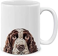 Vista 13 de MUGBREW Cute Winking Golden Retriever - Taza de café de cerámica, 11 onzas