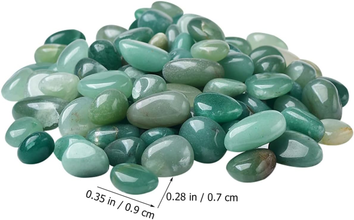 Angoily Natural Dendritic Agate Gravel Stones 7-9mm 2lb Bulk Decorative Aquarium Rocks for Fish Tank Landscaping and Aquatic Pet Supplies