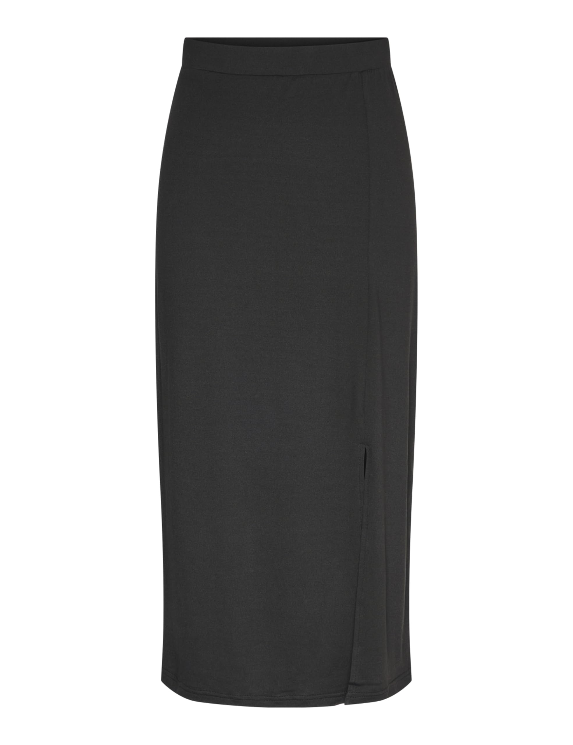 PIECES Women's Pcnala Hw Midi Skirt Mm BC Midi Skirt, Black, M