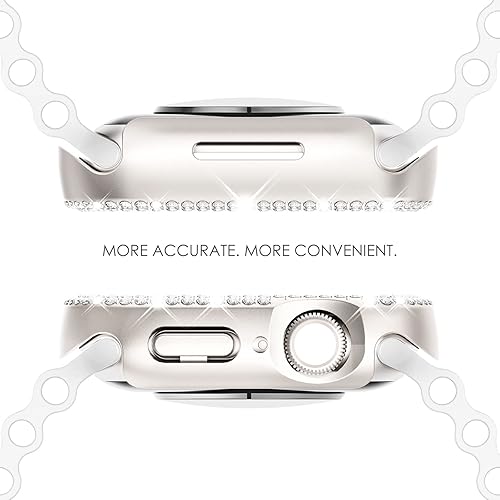 Miniatura 284 de KADES - Funda protectora brillante compatible con Apple Watch Series SE, SE 2022, 6, 5 y 4 de 44 mm, con protector de pantalla incorporado