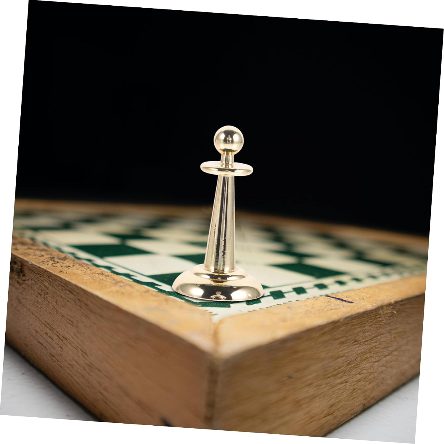 WOONEKY Metal Win Marker for Table Games Compact Gold Roulette Accessory Design for Tracking for Parties and