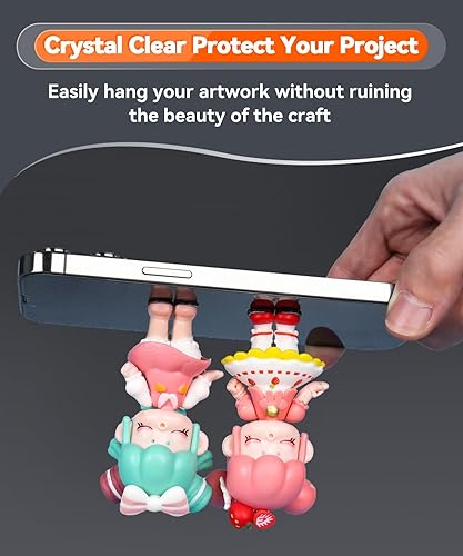 Miniatura 4 de 480 Piezas Masilla de Montaje de Gel Removible para Figuras de Acción de Museo, Masilla Transparente para Terremotos, Puntos Adhesivos de Cinta de