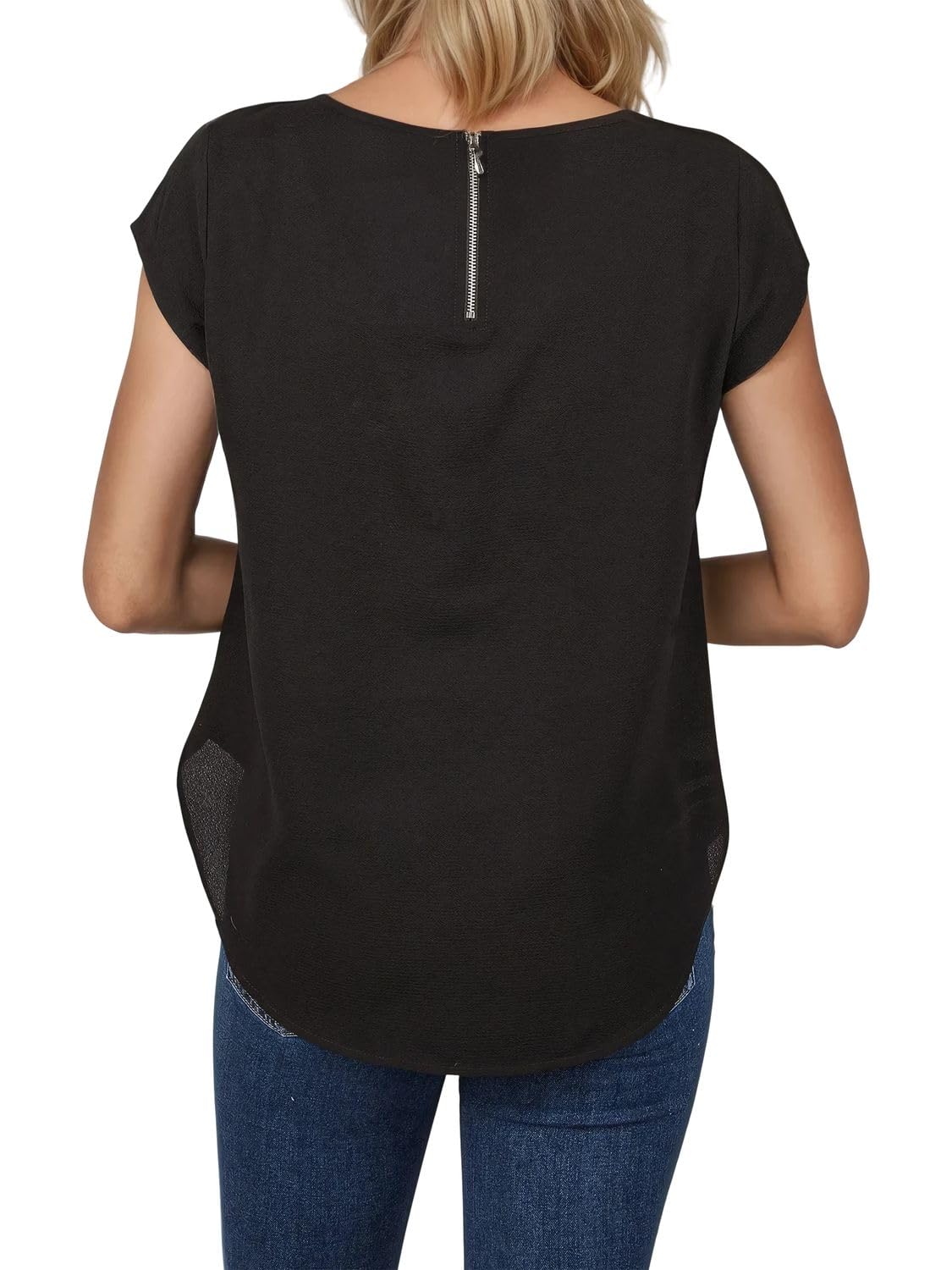 ONLY Tshirt Damen Regular Fit ONLVIC 2er Pack Rundhals Kurzarm Bluse Top Sommer Basic Muster Einfarbig Weiß Schwarz Grün Rose Blau 34 36 38 40 42 44