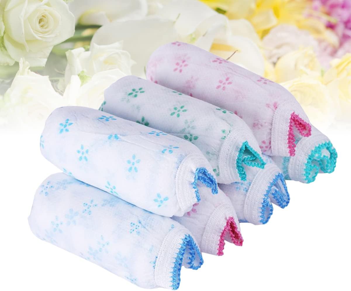 7pcs Maternity Underwear Disposable Panties Seamless Briefs for Pregnant Women Postpartum Non-woven Panties Xl Assorted Color
