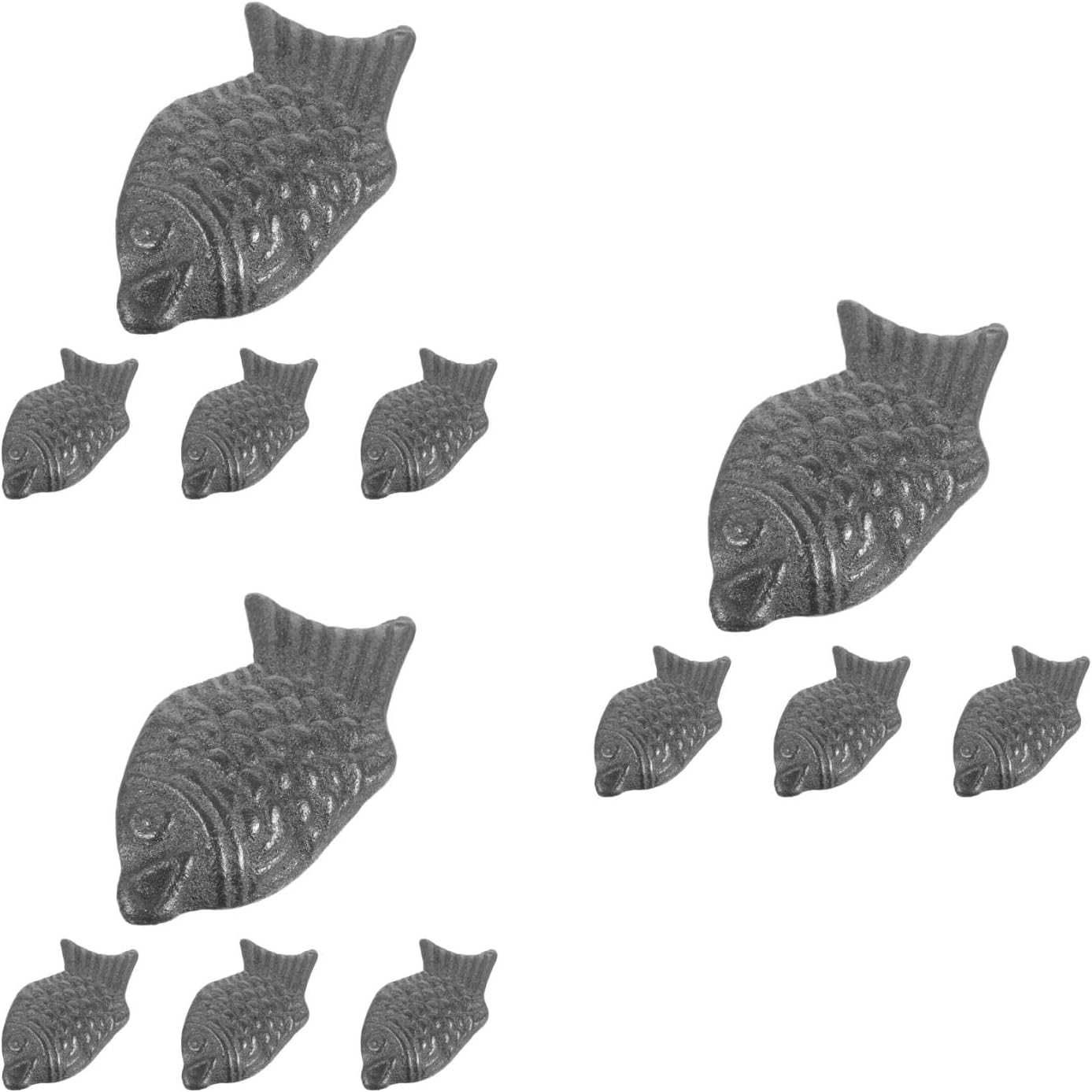 LOGOFUN 12PCS Natural Iron Fish Cooking Supplement Tools Accessories for Vegan Athletes and Pregnant Party Supplies