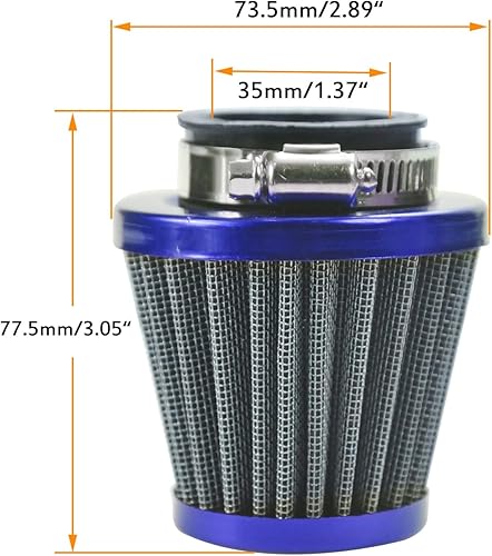 Vista 25 de Kit de línea de combustible para filtro de aire de carburador PZ19 para carburador de 50 cc, 70 cc, 90 cc, 110 cc, 125 cc, Tao Tao, GK110, Baja SSR