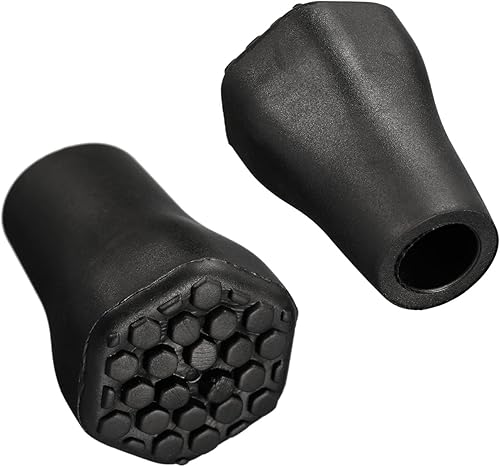 PATIKIL 2 protectores de punta de bastón de esquí de escalada accesorios de repuesto que añaden agarre para bastones de senderismo