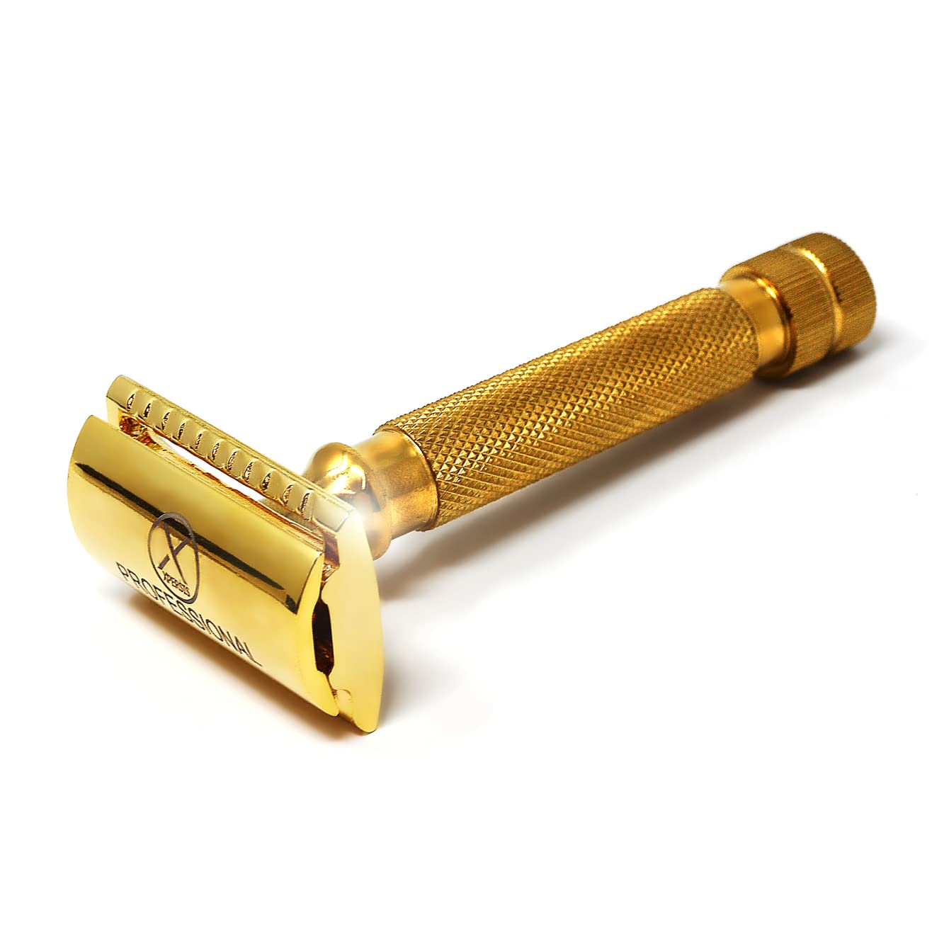 PRO Safety Razor For Men Double Edge Real Hand Crafted German Steel Gold