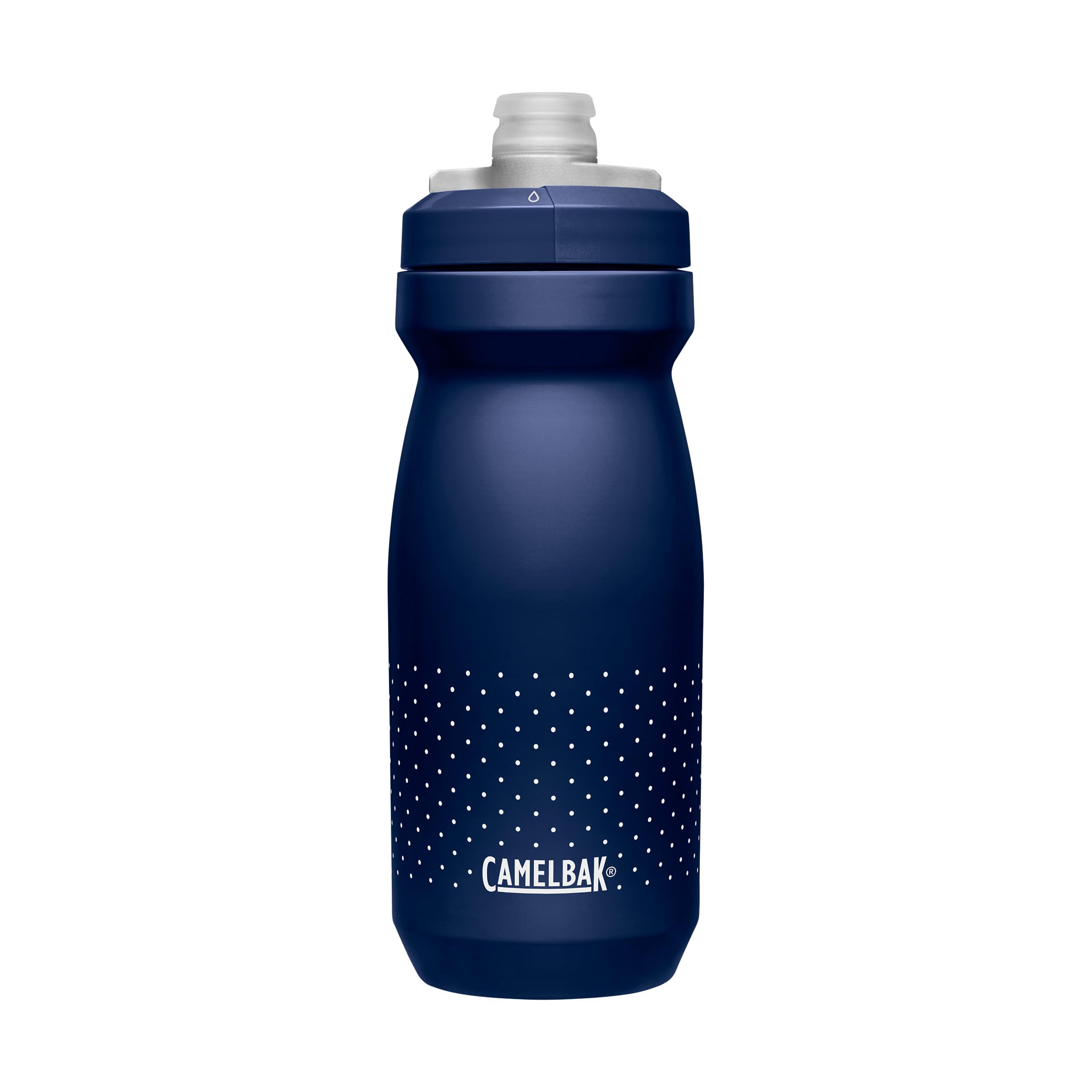Podium Bike Squeeze Water Bottle, High Flow Easy Squeeze Design for Cycling Performance, 21oz, Navy Blue