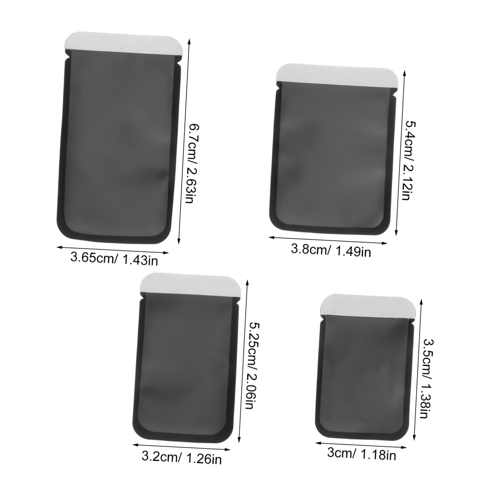 Cabilock 100Pcs Black Teeth Protection Bibs for Imaging Disposable Bibs for Teeth Practices Beauty Salons and Tattoo Parlors Includes Each