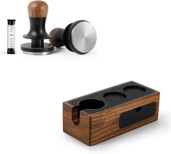 MHW-3BOMBER Espresso Coffee Tamper 58.35mm & Espresso Organizer Station