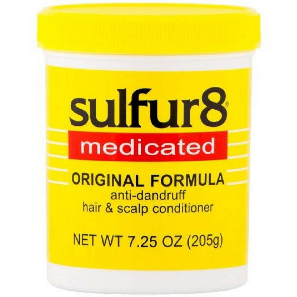 Sulfur 8 Medicated Anti-Dandruff Hair and Scalp Conditioner Original Formula, 7.25 oz (Pack of 2)