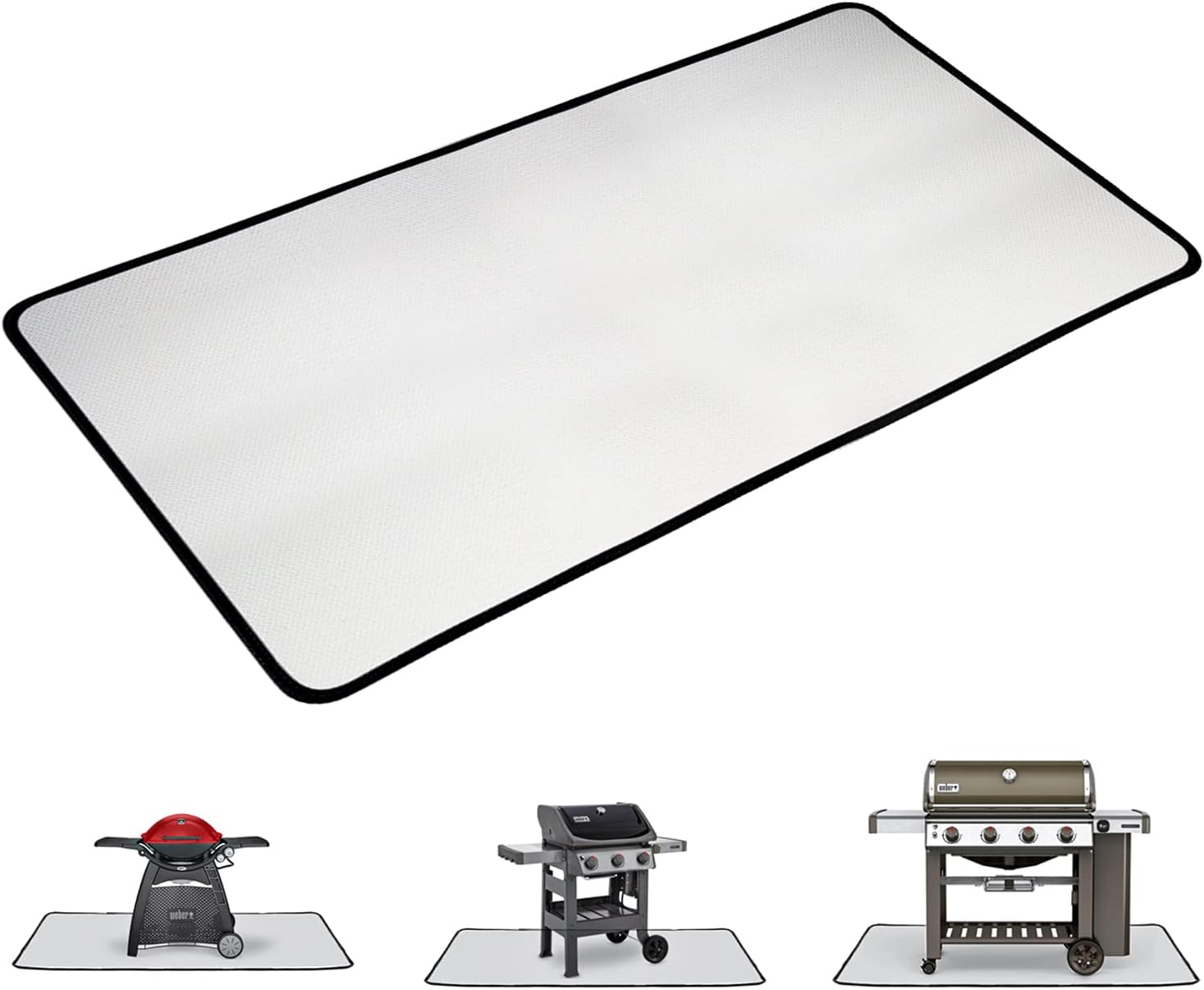 Extra Large Under Grill Mats, 60 * 40 Inch Grease Matt Deck