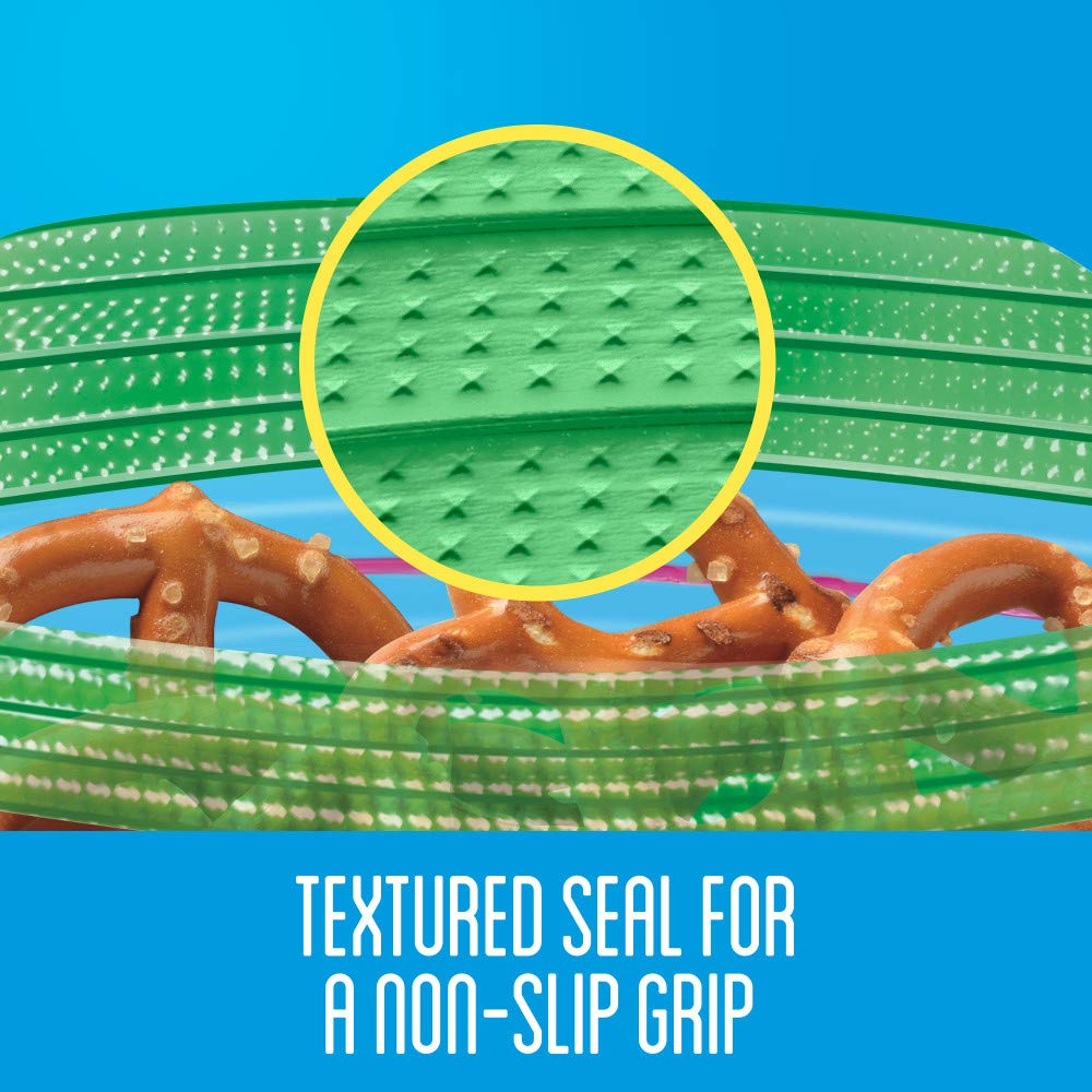 Ziploc Snack Bags for On the Go Freshness, Grip 'n Seal Technology for
