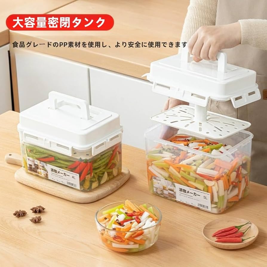 漬物桶、 漬物樽 6L 押し蓋付き 杉Pタガ 星野工業 / 日本製 天然杉 漬物