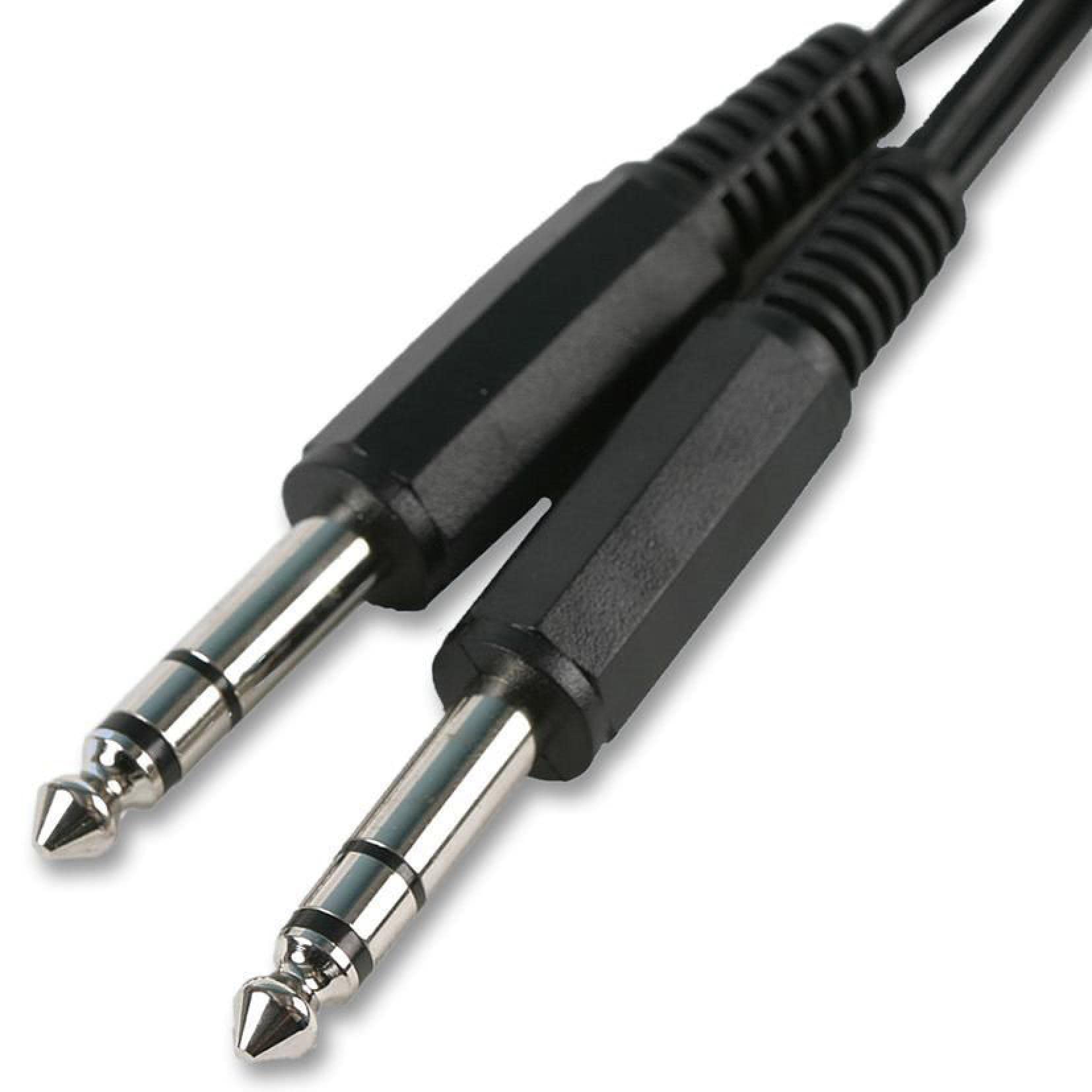 Câble jack 6,35 mm Pro Signal 5 m noir idéal pour vos répétitions et home studio