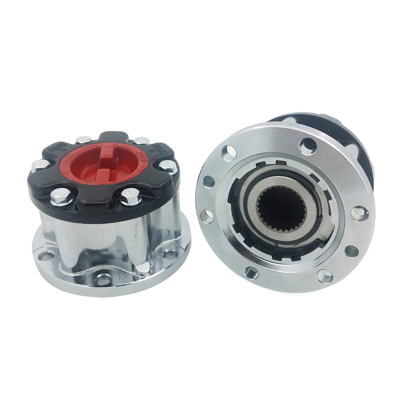 よんく Amazon.com: PartsFlow 2Pcs Set of Manual Wheel Locking Hubs for