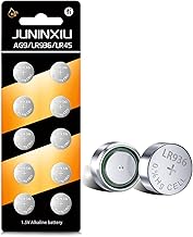 JUNINXIU LR936 Piles LR45 AG9 394 Watch 194 1,5 V Premium Alkaline Button Piles de Montre 【Durée de vie de 5 ans】(10 chiffres)