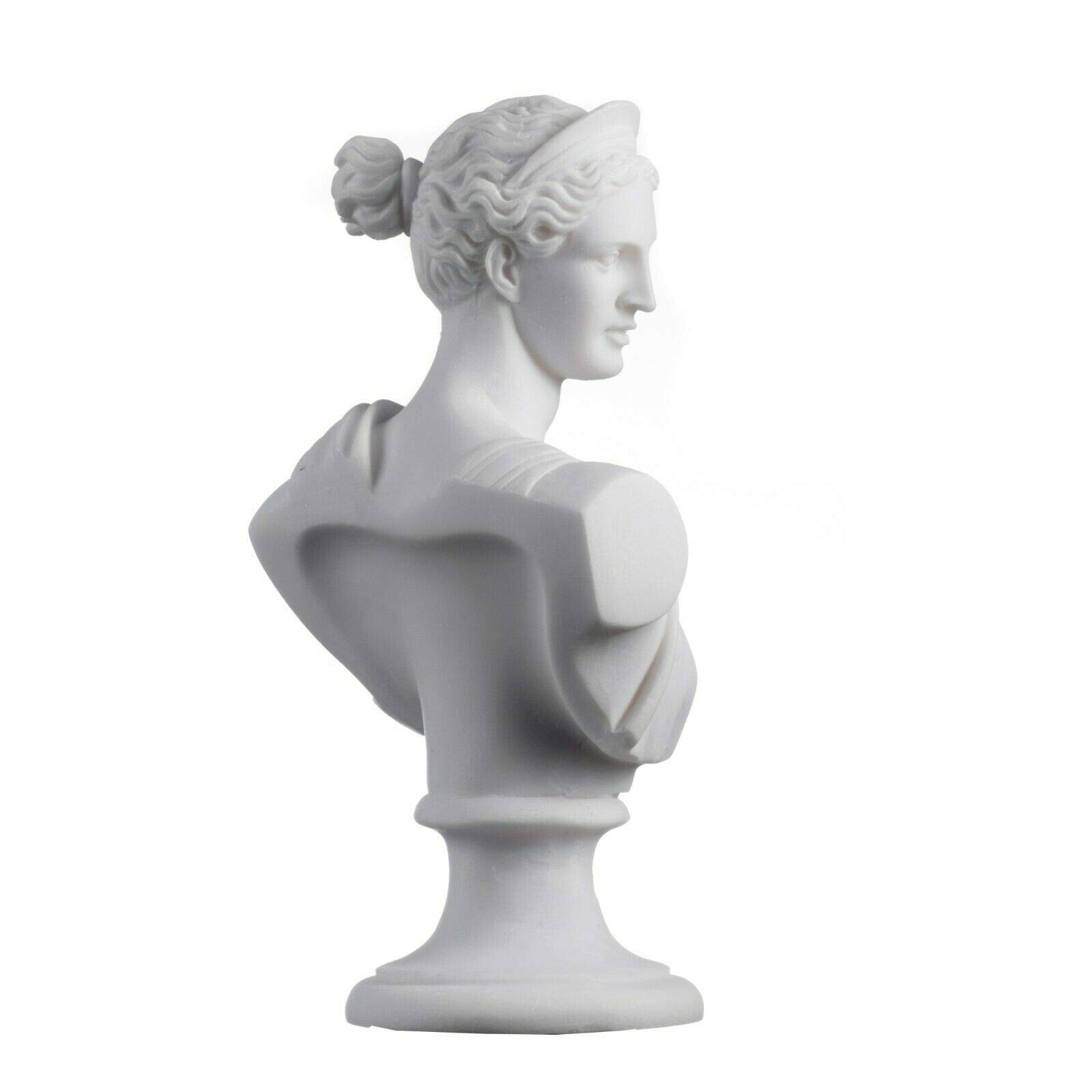 BeautifulGreekStatues Artemis Diana - Estatua griega de la naturaleza de la luna y la diosa de 8.66 pulgadas