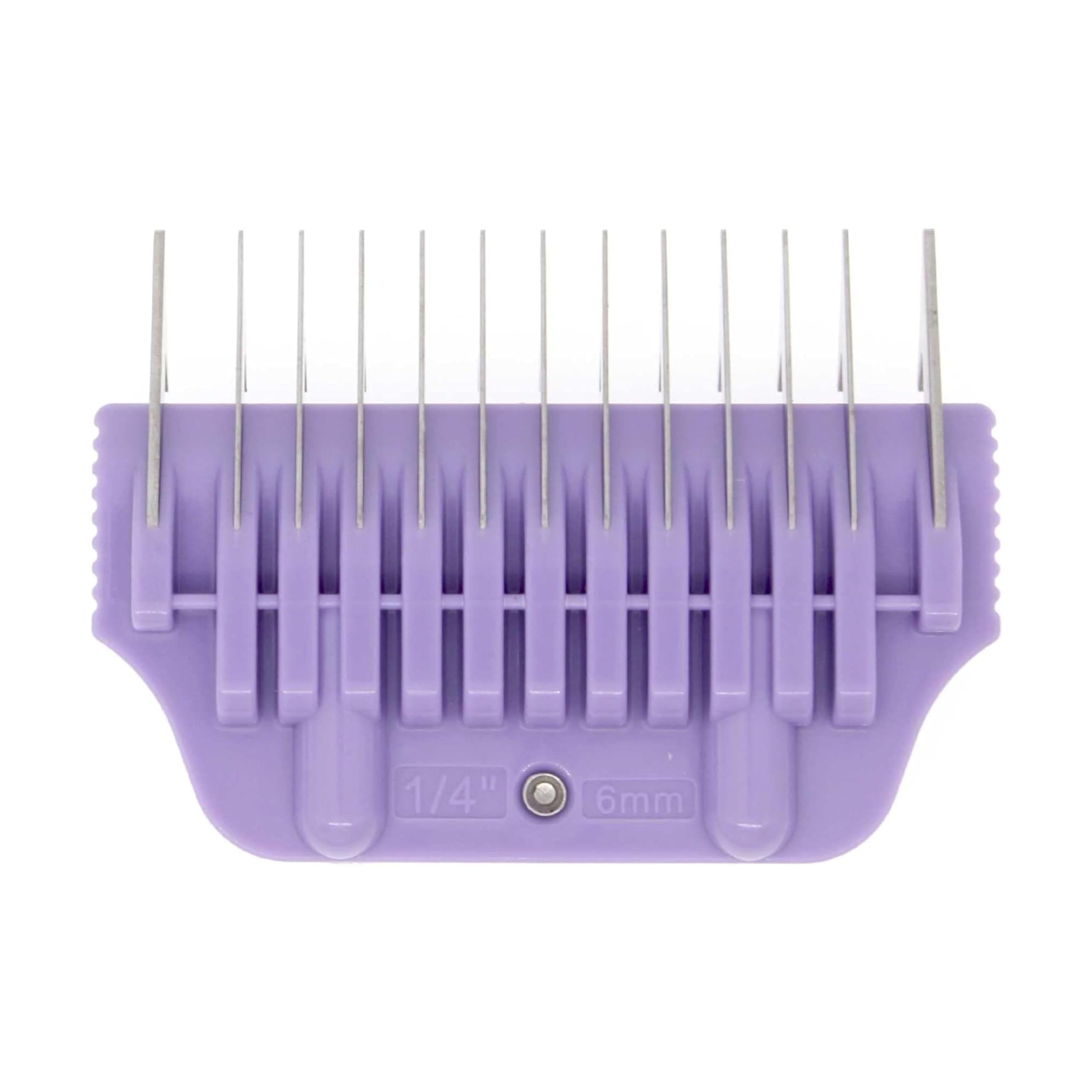 Bucchelli 6MM 1/4" Cut Wide Clipper Guard Attachment for A5 Type Blade |Stainless Steel Blade for Professional Groomers and Stylist | Snap-On/Off