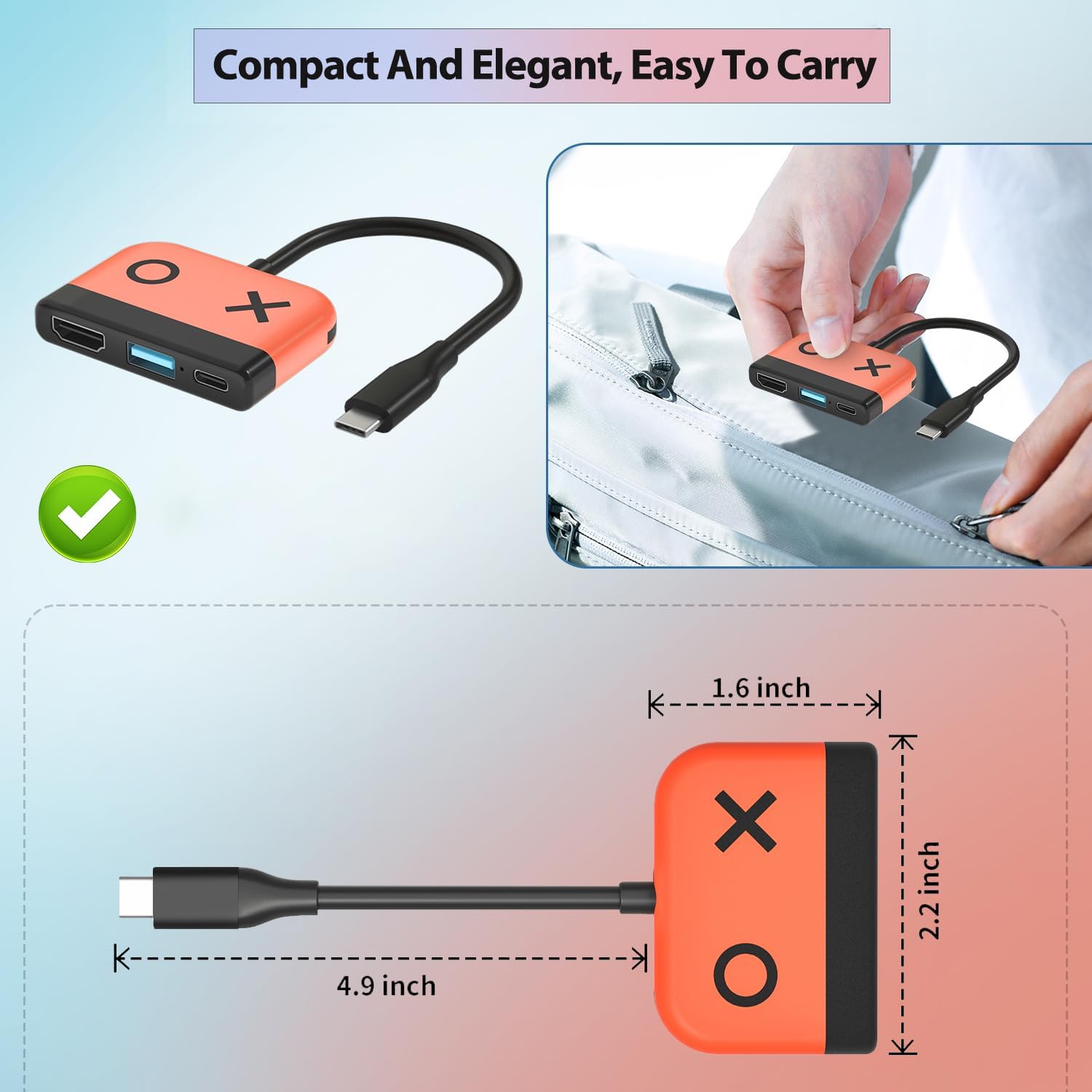 Switch Dock for Nintendo Switch 2,Portable TV Docking Station Replacement with 4K/60HZ HDMI TV USB 3.0 Port and USB C Charging,Compatible with Nintendo Switch/Switch 2/Switch OLED Steam Deck and More 4 61e3zMSOvGL. AC SL1500