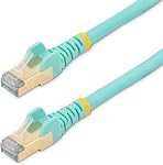Câble Ethernet StarTech 5ft CAT6a - Cordon de Patching Blindé Snagless RJ45 10 Gigabit 100W PoE - Câble Réseau 10GbE STP avec Protection contre les Torsions - Noir - UL, TIA (C6ASPAT5BK)