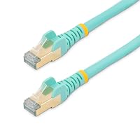 StarTech Cavo di rete Ethernet RJ45 CAT6a da 5m - Acqua - Cavo in rame