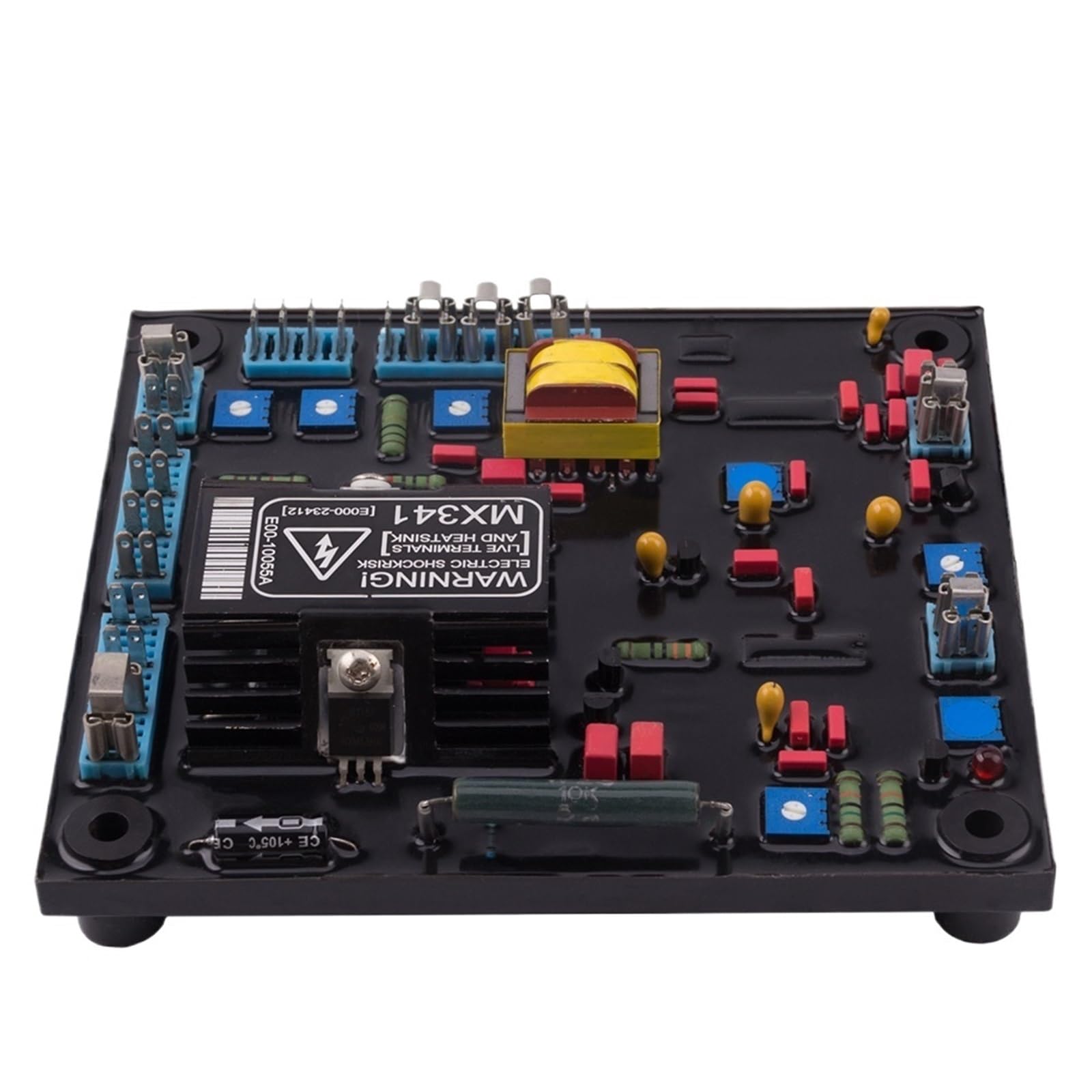 Regulador de voltaje automático MX341 Regulador de voltaje automático 100kva 150kva Estabilizador de potencia eléctrica Ajustador for generador de imán de goma blanda roja(MX341A)