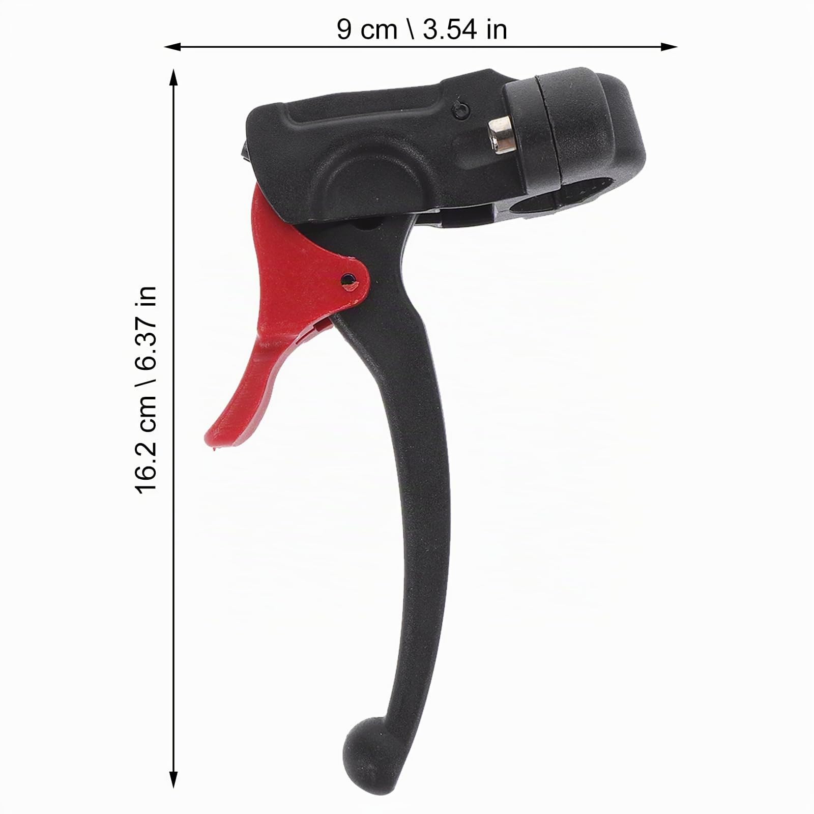 Healeved 1 par de manijas de freno para silla de ruedas, accesorios de freno manuales para silla de ruedas con agarre ergonómico, compatibilidad universal para silla de transporte y accesorios de