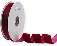 Vista 27 de Cinta de terciopelo negro de un solo lado, carrete de 1 pulgada por 10 yardas