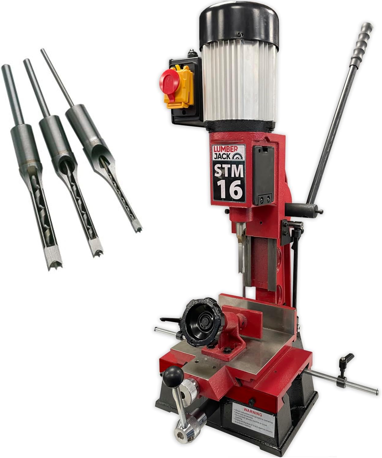 LUMBER JACK Bench Morticer with Sliding Table 370W Motor, Mortising