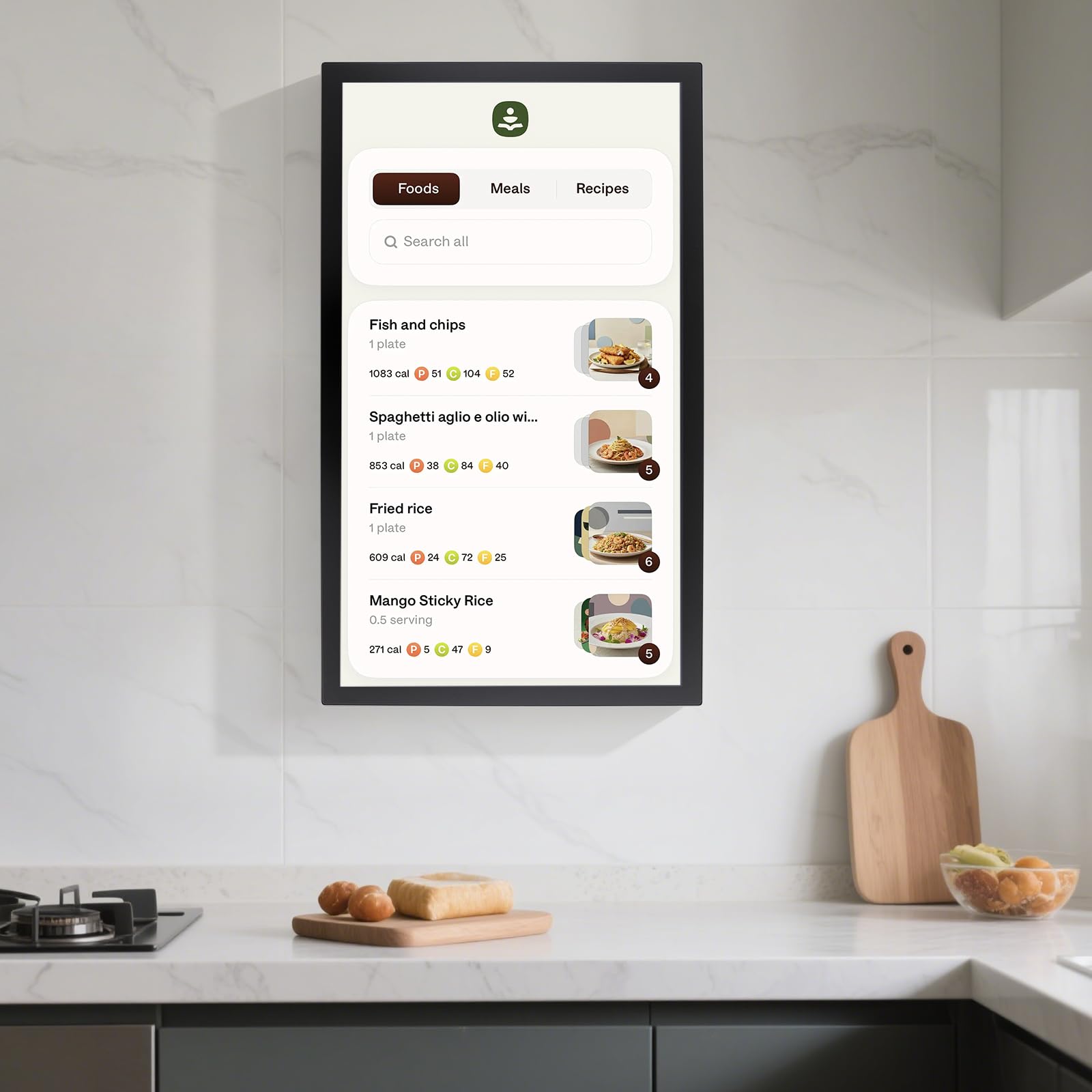 Digitaler Kalender 32 Zoll Touchscreen Wandkalender, Familienplaner