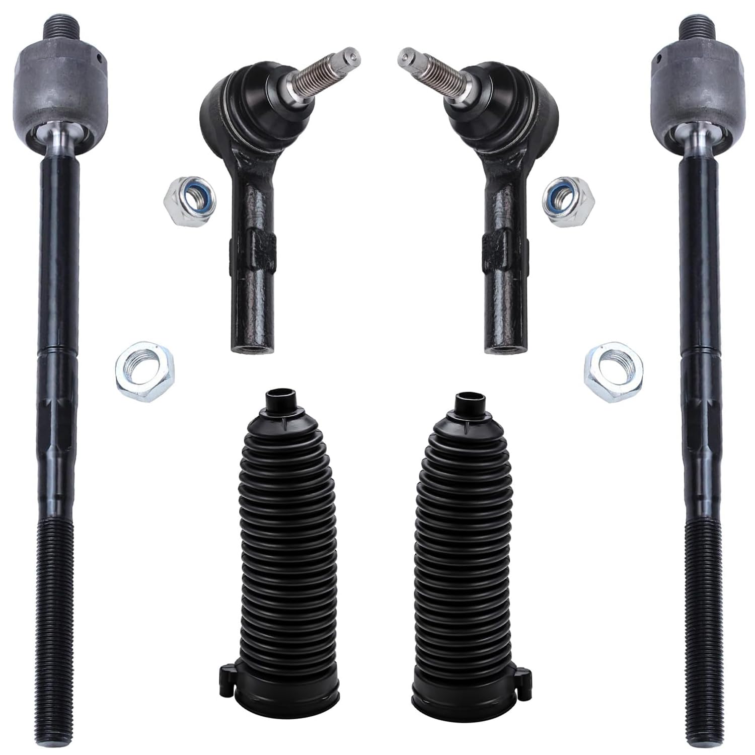 Amazon.com: Detroit Axle - Front 6pc Tie Rods Kit for 06-10 Ford